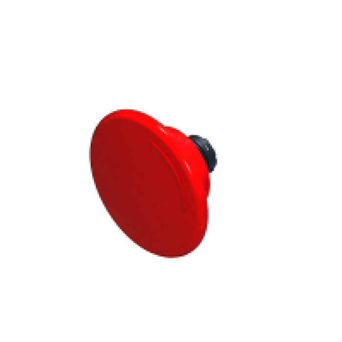 ECX 4136 Грибоподібна кнопка із засувкою ø 60 - червона