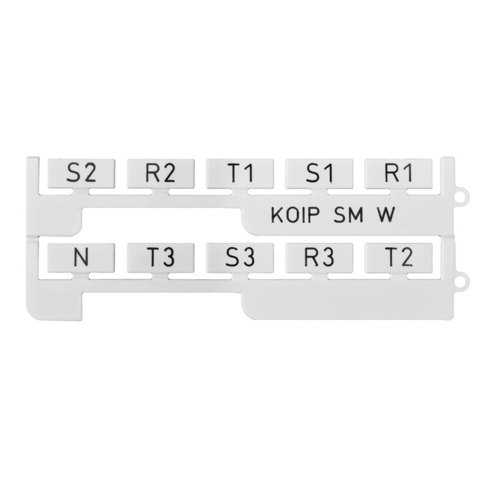 0.0.0.5.08051* Маркування KOIP SM 20x9 для клем AVK 50-240 (1 компл = 10 шт | пак = 24 компл)