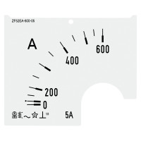 Шкала амперметра FRER ZF 600/5А В