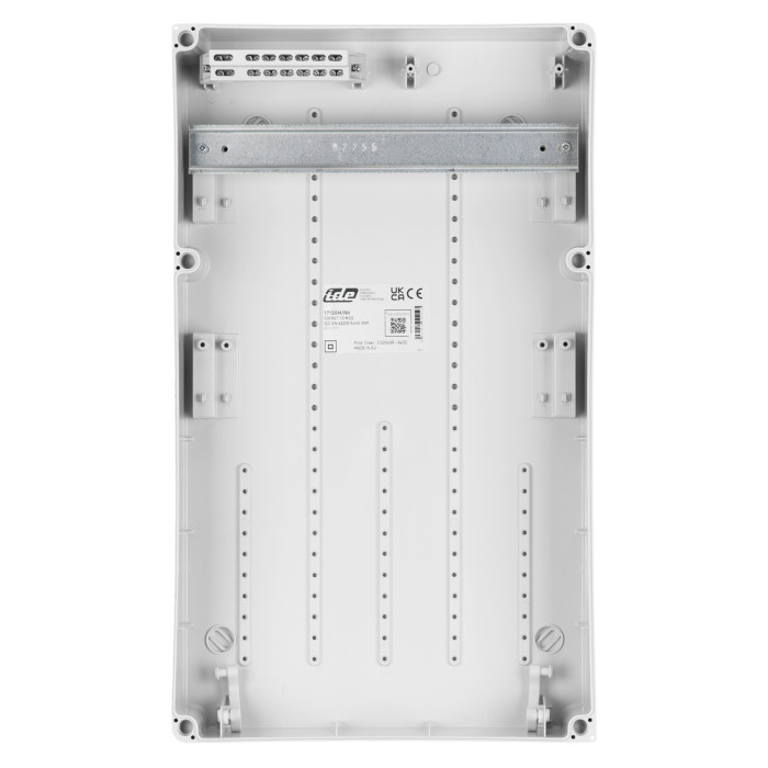 1712GM/RR Настінний корпус для сил. розеток PRYMA 1х13 MOD 504x297x177мм IP67 з шинами N+PE