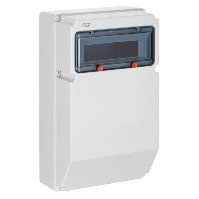 1712GM/RR Настінний корпус для сил. розеток PRYMA 1х13 MOD 504x297x177мм IP67 з шинами N+PE