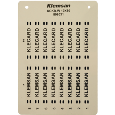 0.0.0.8.09031 Маркування на провід KCKB-W 10x60 (діам.каб. 2-10 мм)(1 компл = 16 шт | пак = 20 комп)