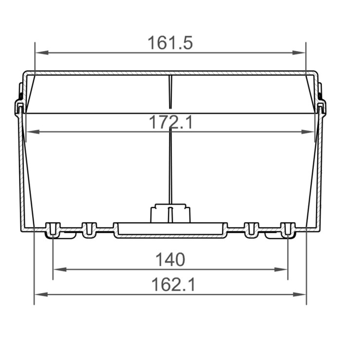EV231 Коробка клемна 194x255x101мм, IP65, IDE