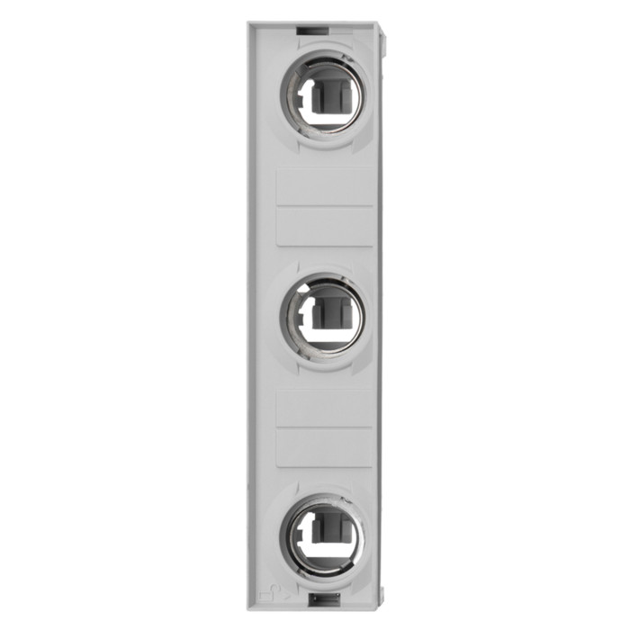 31554 Утримувач Custo D02 запобіжників, шина 5,10мм з захистнной кришкой мм, 60 мм