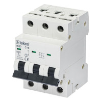 Модульний автоматичний вимикач ISKRA RI53 3P C16A 6кА