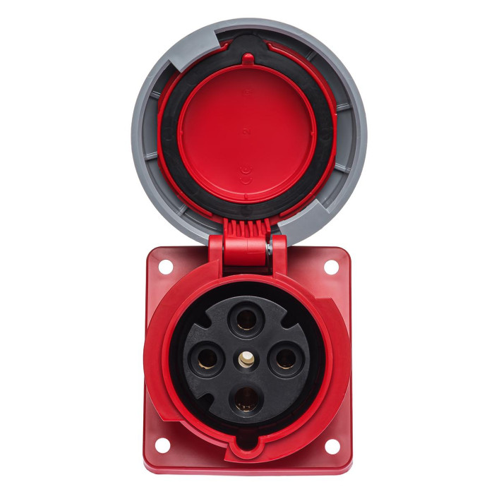 Розетка вбудована похила IDE MUNDIAL 3P+E 63A 380–415V IP66-67