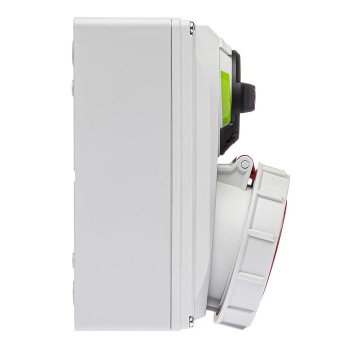 Розетка настінна з механічним блокуванням IDE MUNDIAL 3P+N+E 32 А 200/346–240/415 В IP67 - 03836