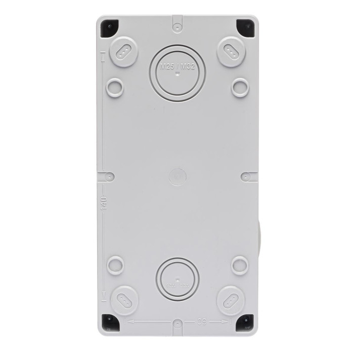 Розетка настінна з механічним блокуванням IDE MUNDIAL 3P+N+E 32 А 200/346–240/415 В IP67 - 03836