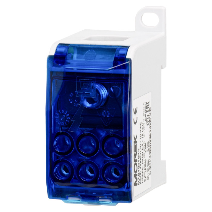 Розподільний блок MOREK OJL200A синій вх. (1xAl/Cu70) вих.