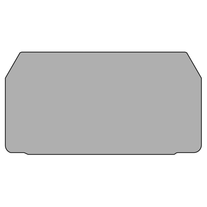 Торцева кришка Klemsan WGO сіра - 0.0.0.4.50239