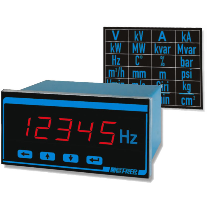 Частотомір цифровий FRER D98 96 × 48 115–230 AC В 100-500 В - D98FP6465XCCS