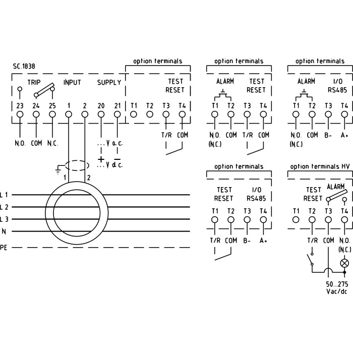 X35DL3030R102 Реле витоку на DIN рейку живл.230В
