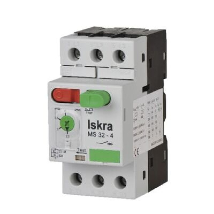 Автомат захисту двигуна 0,16A серії MS32