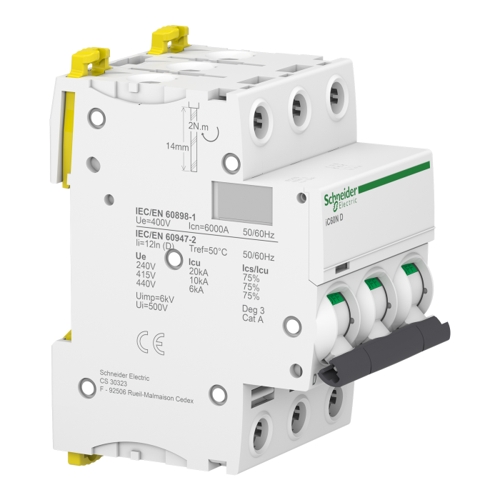 A9F75310 АВТ. ВИМИКАЧ iC60N 3P 10A D