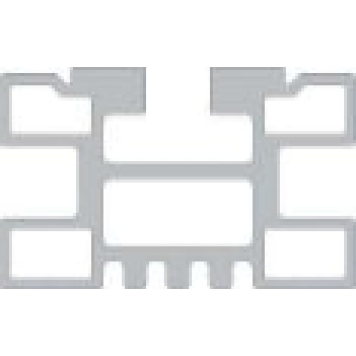 BA10P/2325 профільна алюмінієва шина 30х50х2325 мм для систем розподілу до 1000А