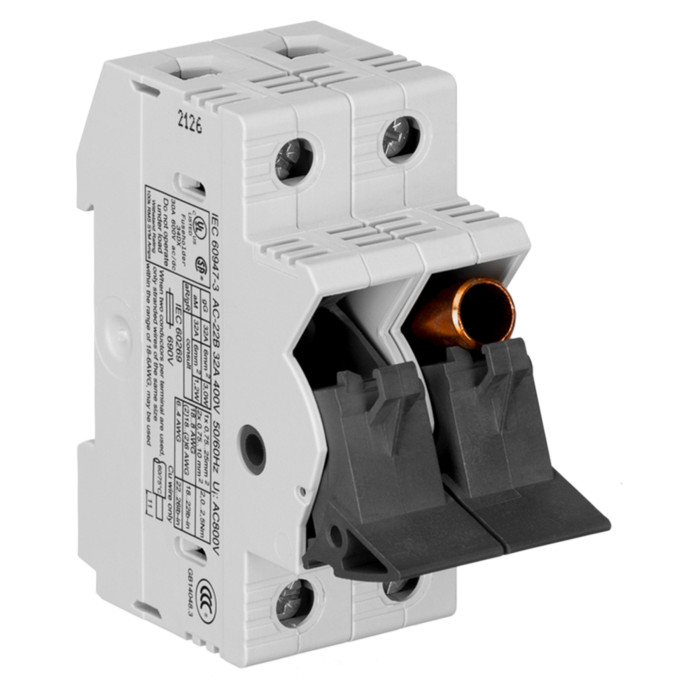 31111 Утримувач запобіжників Ambus 10х38 1р+N 32A/690V