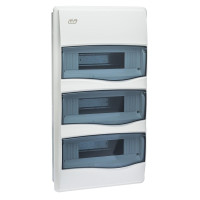 BV36PT/RR Корпус розподільчий Combi,3x12 модуля 497x264x99, IP40, з шинами N і PE