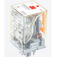 Силове проміжне реле KRB 3PCO 10A 24V AC LED\Тест