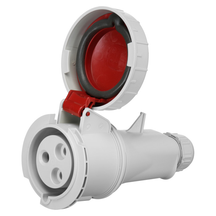 Розетка кабельна IDE MUNDIAL 2P+E 32A 380–415V IP66-67