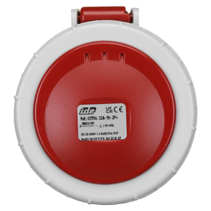 Розетка кабельна IDE MUNDIAL 2P+E 32A 380–415V IP66-67