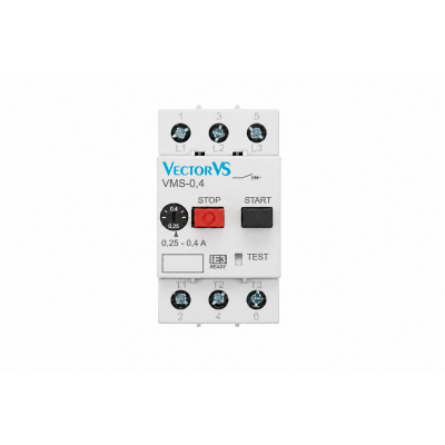 Автомат захисту двигуна VMS 0,4А