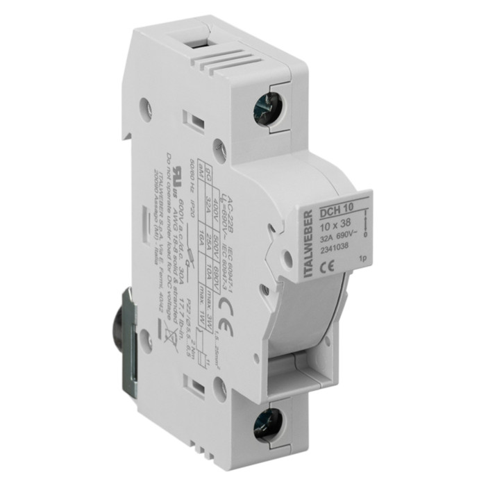2341038* Тримач запобіжників 1P DCH 10x38 32A 690 V АC
