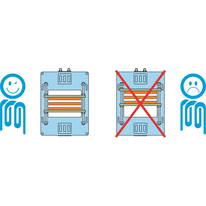 Трансформатор струму високоточний FRER TAT225 6000 А 225 × 127 6000/5 - TAT2256K0Y05