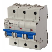 Модульний автоматичний вимикач ISKRA RI103 3P C100A 10kA