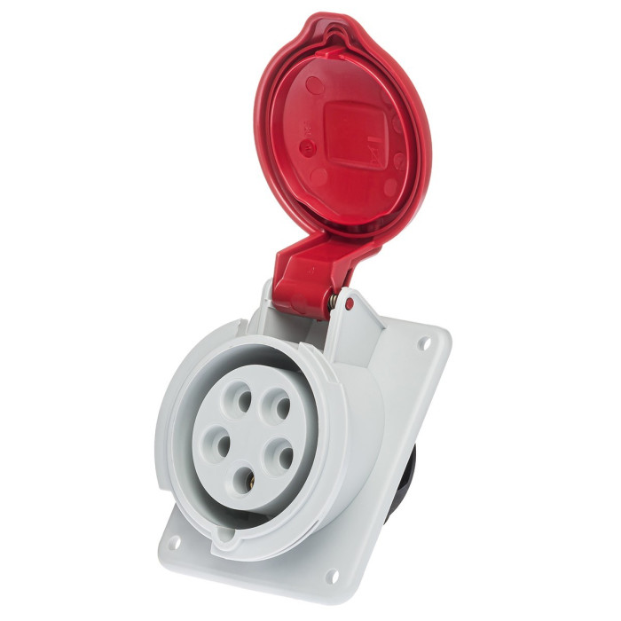 Розетка вбудована похила IDE MUNDIAL 3P+N+E 16 А 200/346–240/415 В IP44 - 03303