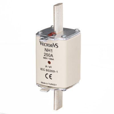 Запобіжник Ножовий Vector VS GENESIS NH1 250А 500V AC gG