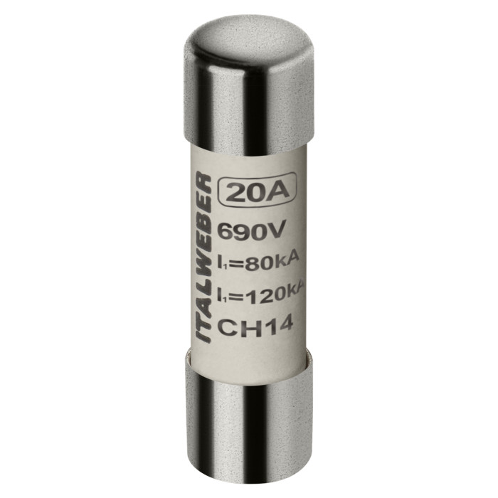Запобіжник циліндричний Italweber CH14 20A gG 14x51 690В - 1431020
