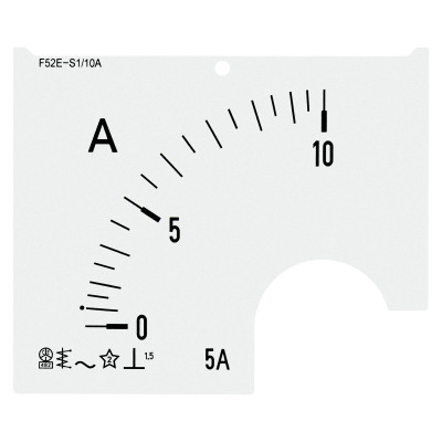 Шкала амперметра FRER ZF 10/5А В