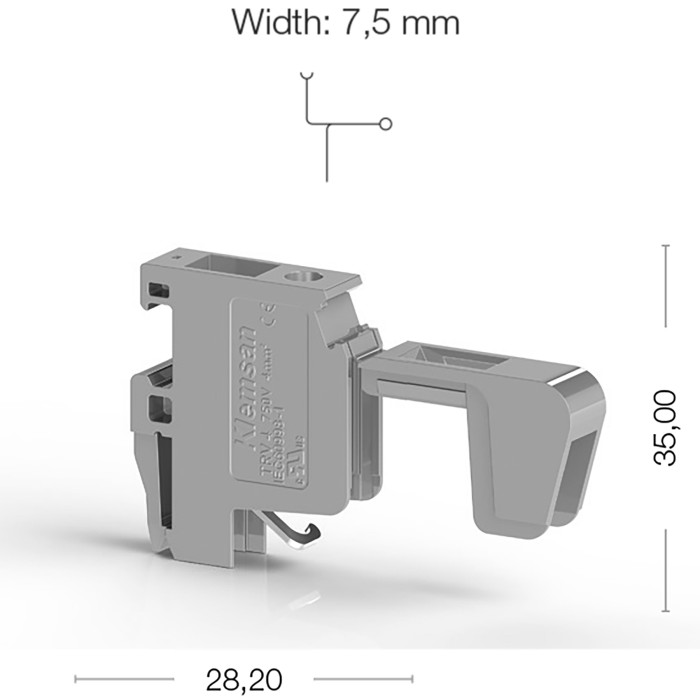 Клема Klemsan TRV Для підключення трансформаторів 4 мм - 0.0.0.4.22019