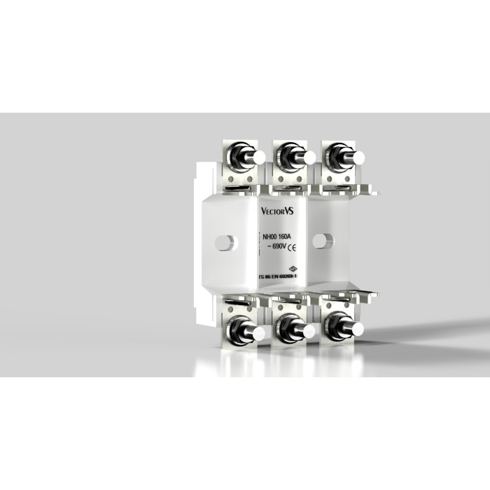 Тримач запобіжників GENESIS NH00 3P 160A 690V