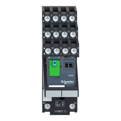 RXM4AB2BDPVS РЕЛЕ ЕЛ/МЕХ МІНІАТЮРНЕ,4CO,LED,=24В