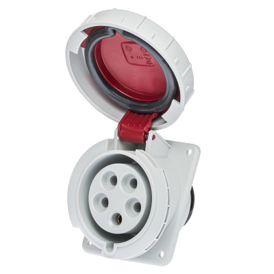 Розетка похила IDE MUNDIAL 3P+N+E 32 А 200/346–240/415 В IP66-67