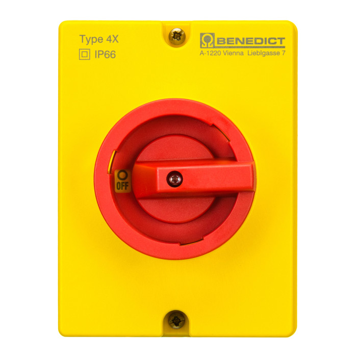 Кулачковий вимикач Benedict LTS 3P 40A - LTS40 PFHN4 A3