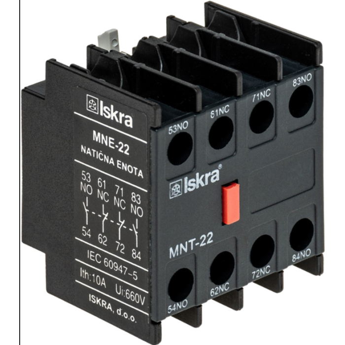 786150002100 Додатковий контакт MNT-22 (2NO+2NC)