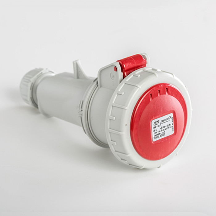 Настінна вилка IDE MUNDIAL 2P+E 32 А 200–250 В IP44 - 02124