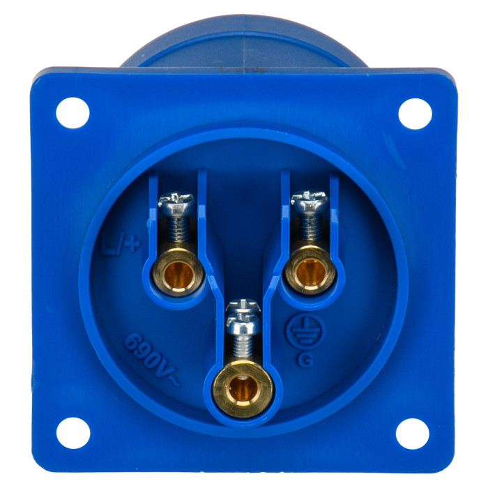 Настінна вилка IDE MUNDIAL 2P+E 32A 200–250V IP44