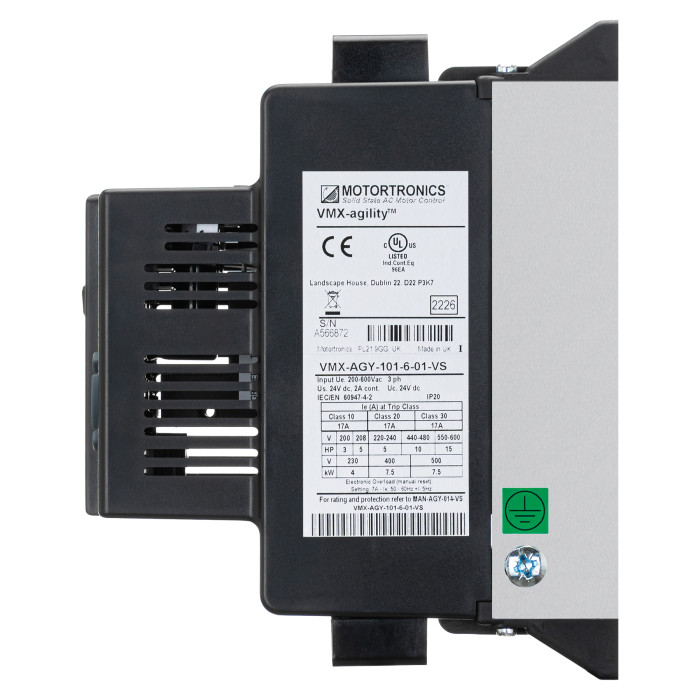 Цифровий пристрій плавного пуску Motortronics VMX-AGILITY 17A/7.5 kW, 200-600 VAC