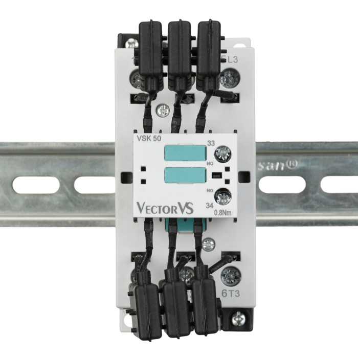 Контактор для комутації конденсаторів до 50 кВАр VSK 50 10 230V 50/60Hz