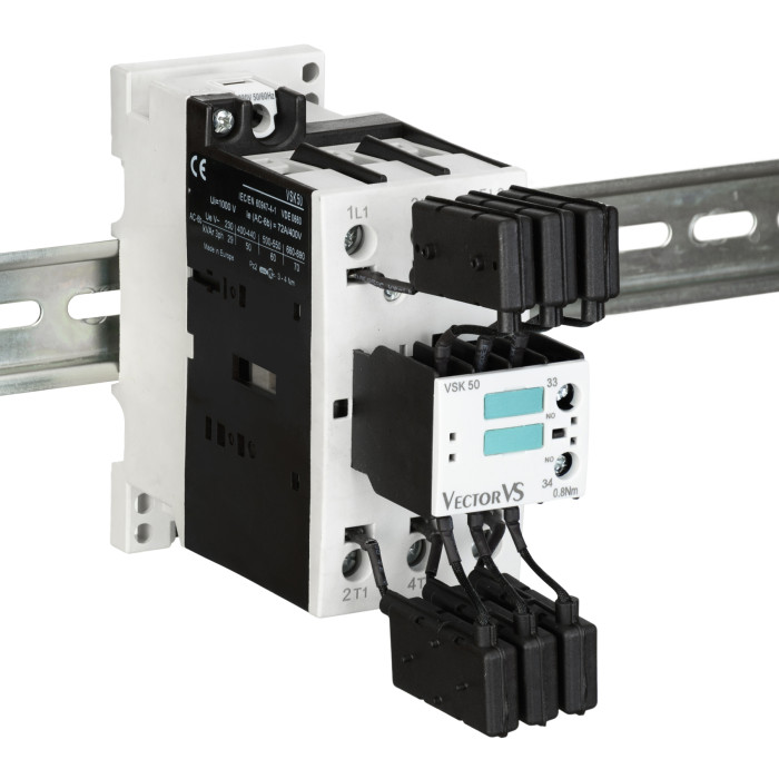 Контактор для комутації конденсаторів до 50 кВАр VSK 50 10 230V 50/60Hz