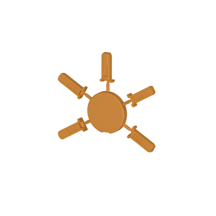 0.0.0.4.69027 Штифтовий замок SG-N оранжевого кольору для клем серії CTP / PTP (пак. 100 шт)