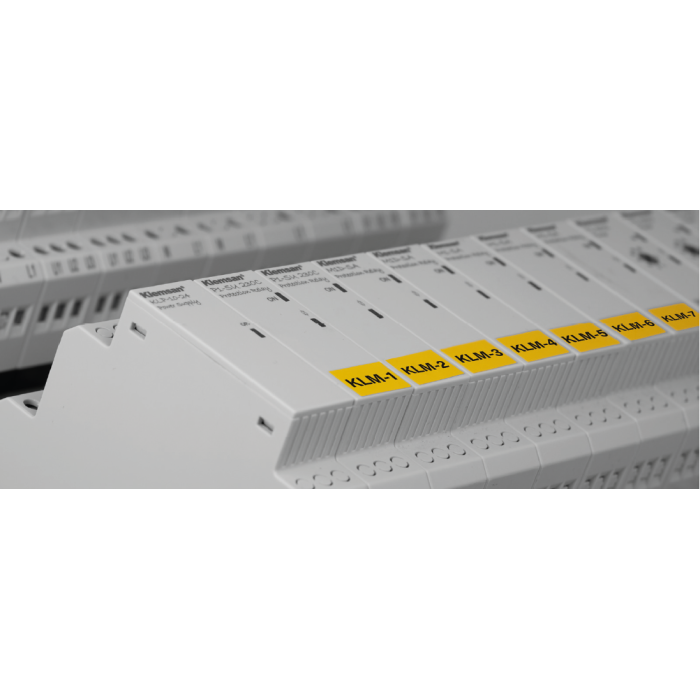 0.0.0.8.08506* Самоклеюча маркувальна вінілова етикетка KCIP-Y 9X35 (1 компл = 45 шт | пак = 20 ком)