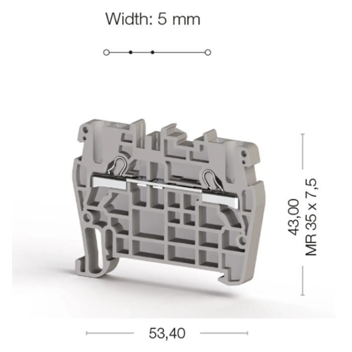 Клема Klemsan PYK Дворівнева 2.5 мм - 0.0.0.3.07709