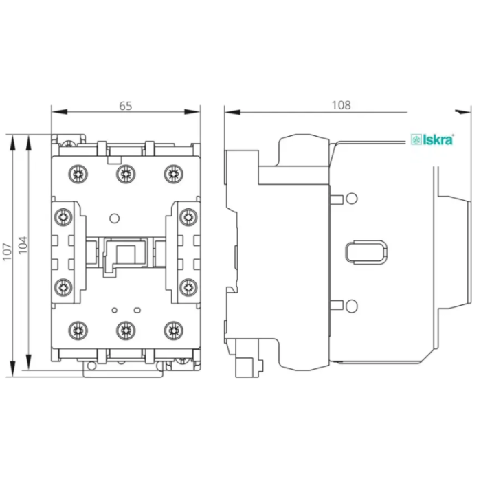 Контактор ISKRA KNL-18-01/220/240V/50/60Hz - 30050836000