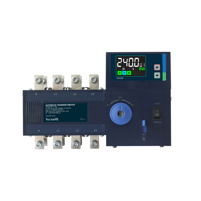 Перемикач навантаження з мотор-приводом Vector VS VECATS 4P 100A - TVATS2F100AT