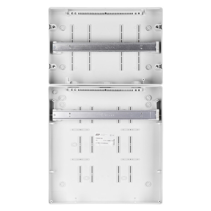 PCSN36PT/RR Настінний корпус для сил. розеток з отв STAR 2х18 MOD 728x418x147мм, IP65 з шинами N+PE