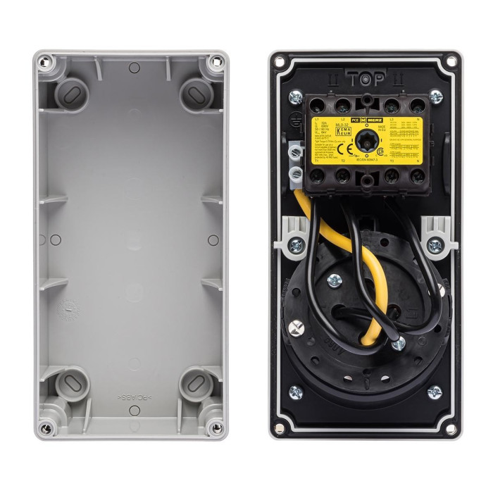 Розетка настінна з механічним блокуванням IDE MUNDIAL 3P+E 32 А 380–415 В IP67 - 03835